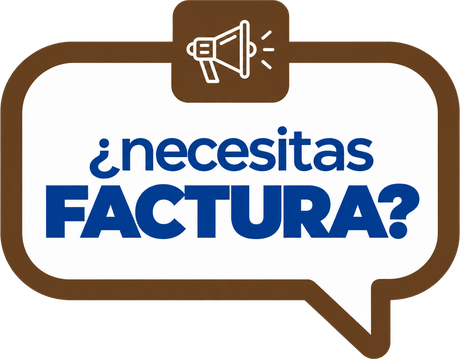 ¿Necesitas factura? Consulta cómo solicitarla